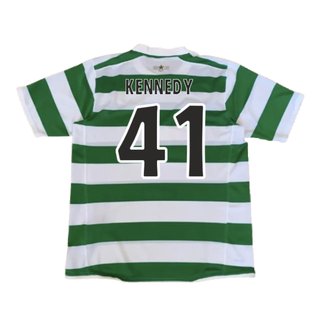 Celtic 2007-08 Home Shirt (M) (Good) (Kennedy 41)_1