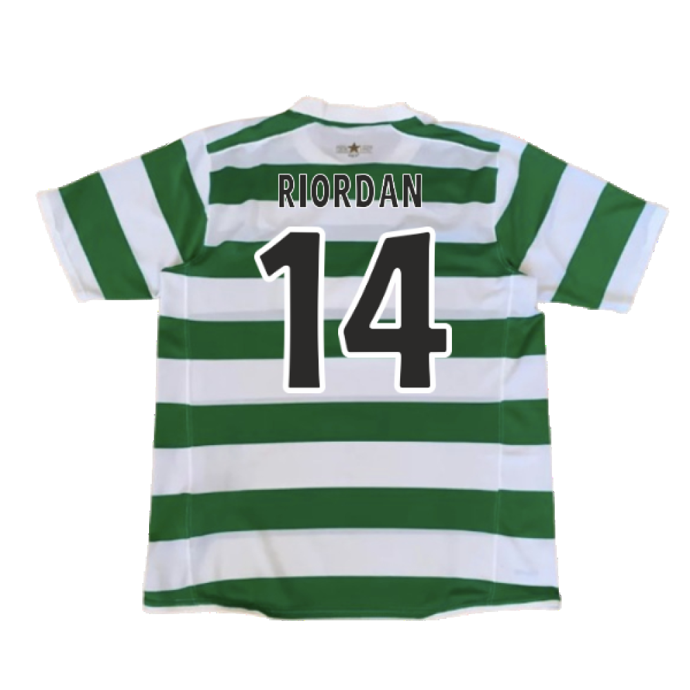 Celtic 2007-08 Home Shirt (M) (Good) (Riordan 14)_1