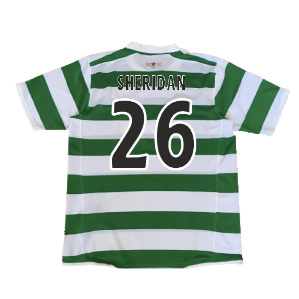 Celtic 2007-08 Home Shirt (M) (Good) (Sheridan 26)_1