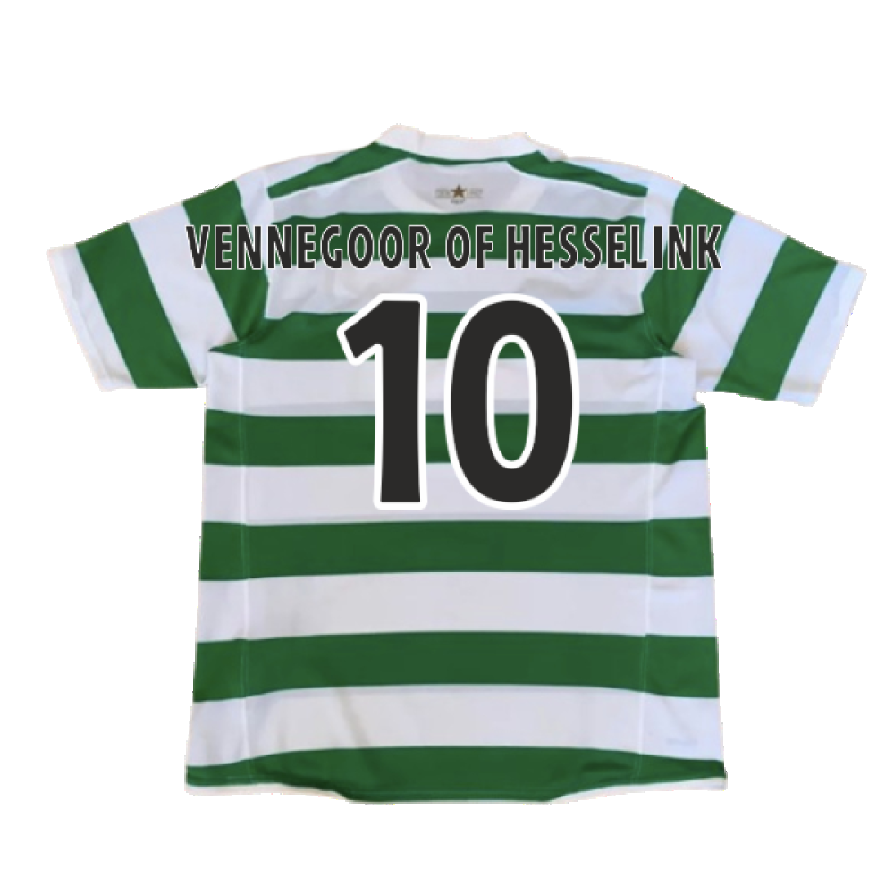 Celtic 2007-08 Home Shirt (M) (Good) (Vennegoor Of Hesselink 10)_1