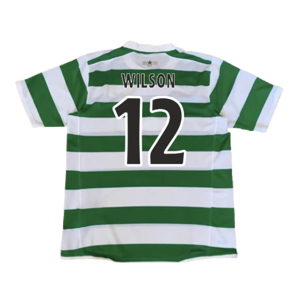 Celtic 2007-08 Home Shirt (M) (Good) (Wilson 12)_1