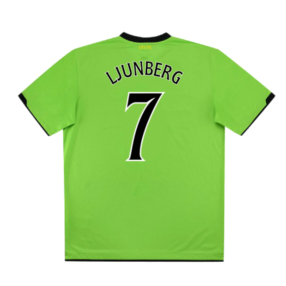 Celtic 2010-11 Away Shirt (L) (Mint) (Ljunberg 7)_1