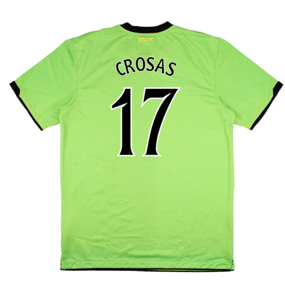 Celtic 2010-11 Away Shirt (Sponsorless) (M) (Excellent) (Crosas 17)_1