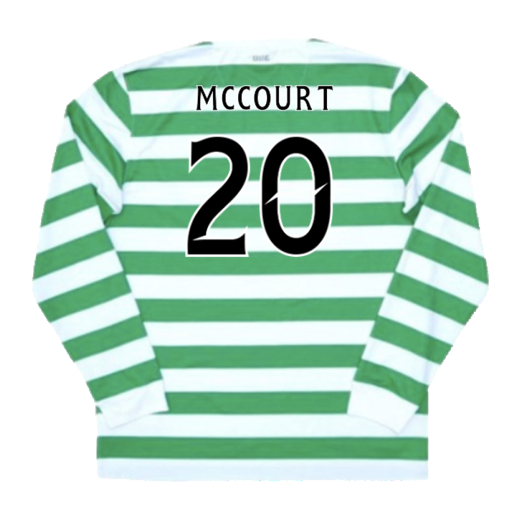 Celtic 2012-13 Long Sleeved Home Shirt (XL) (Excellent) (McCourt 20)_1