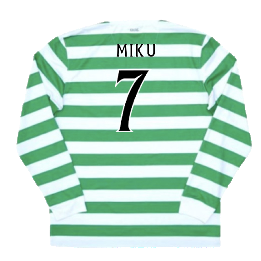 Celtic 2012-13 Long Sleeved Home Shirt (XL) (Excellent) (Miku 7)_1