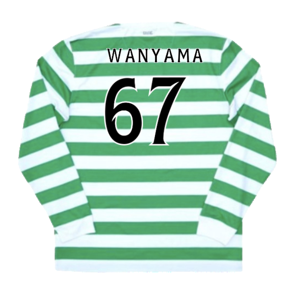 Celtic 2012-13 Long Sleeved Home Shirt (XL) (Excellent) (Wanyama 67)_1