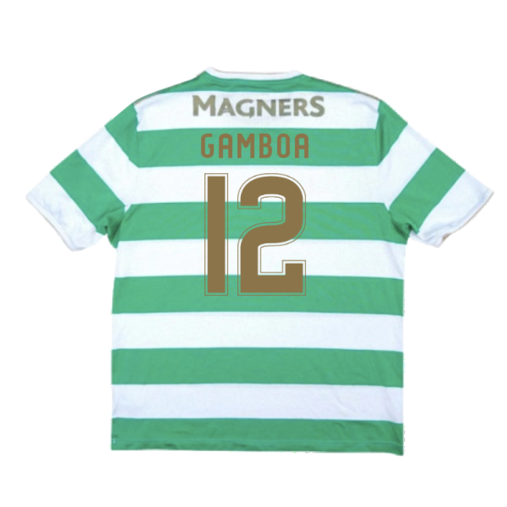 Celtic 2017-18 Home Shirt (Very Good) (Gamboa 12)_1