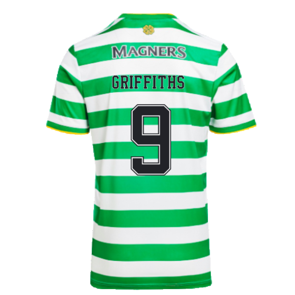 Celtic 2020-21 Home Shirt (L) (Mint) (GRIFFITHS 9)_1