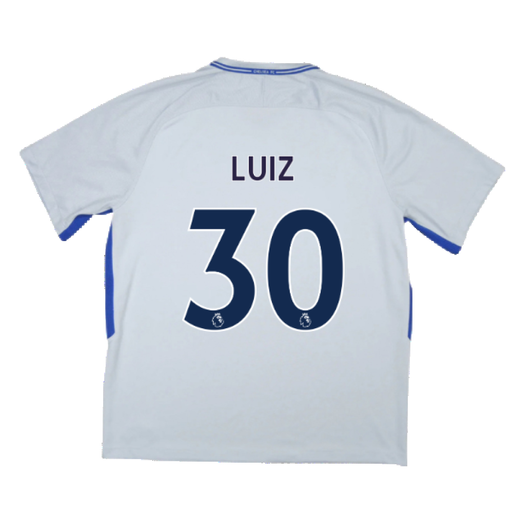 Chelsea 2017-18 Away Shirt (Very Good) (Luiz 30)_1