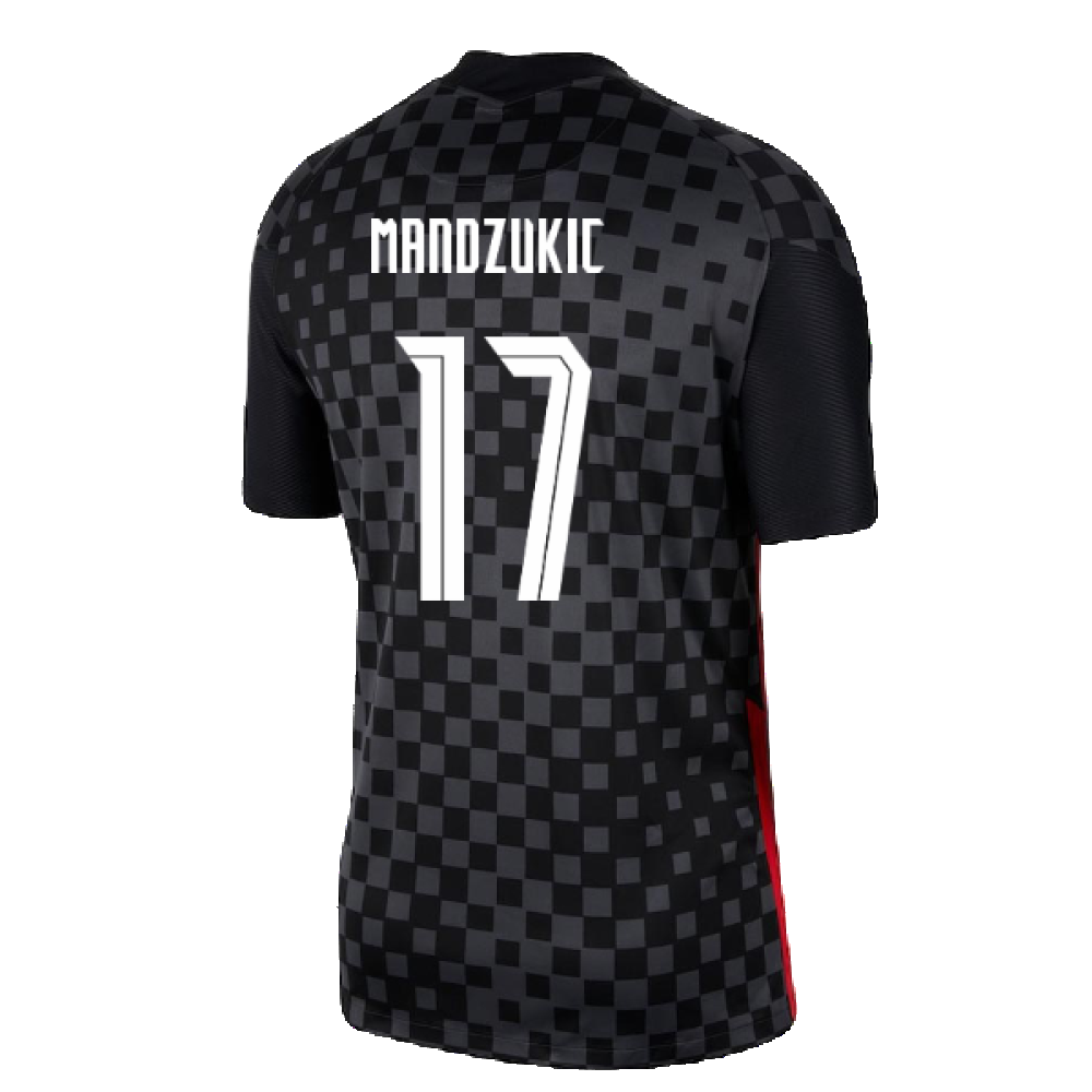 Croatia 2020-21 Away Shirt (S) (MANDZUKIC 17) (Excellent)_1