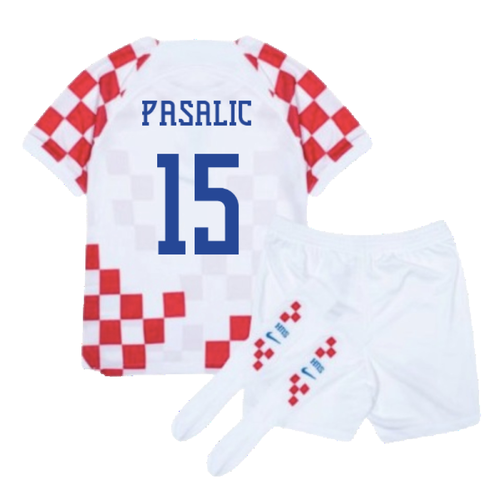 Croatia 2022-2023 Home Mini Kit (6-7y) (BNWT) (Pasalic 15)_1