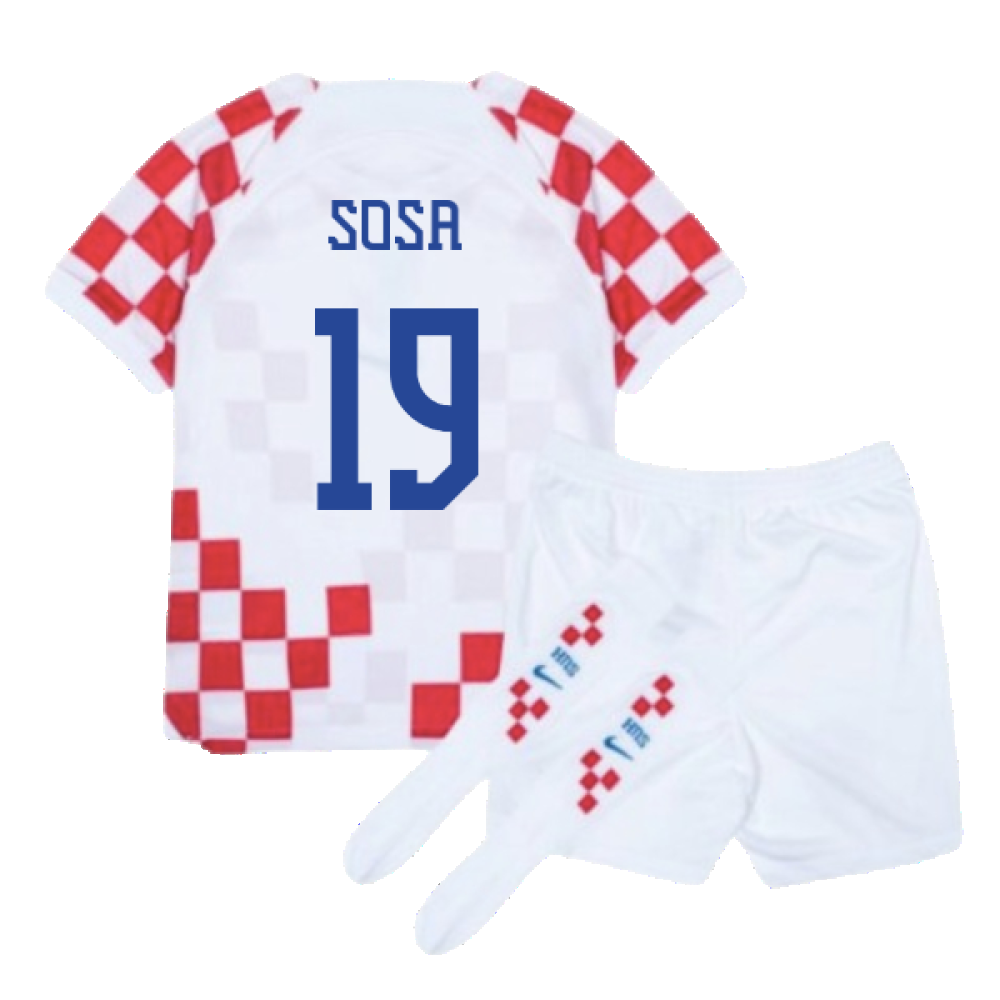 Croatia 2022-2023 Home Mini Kit (6-7y) (BNWT) (Sosa 19)_1