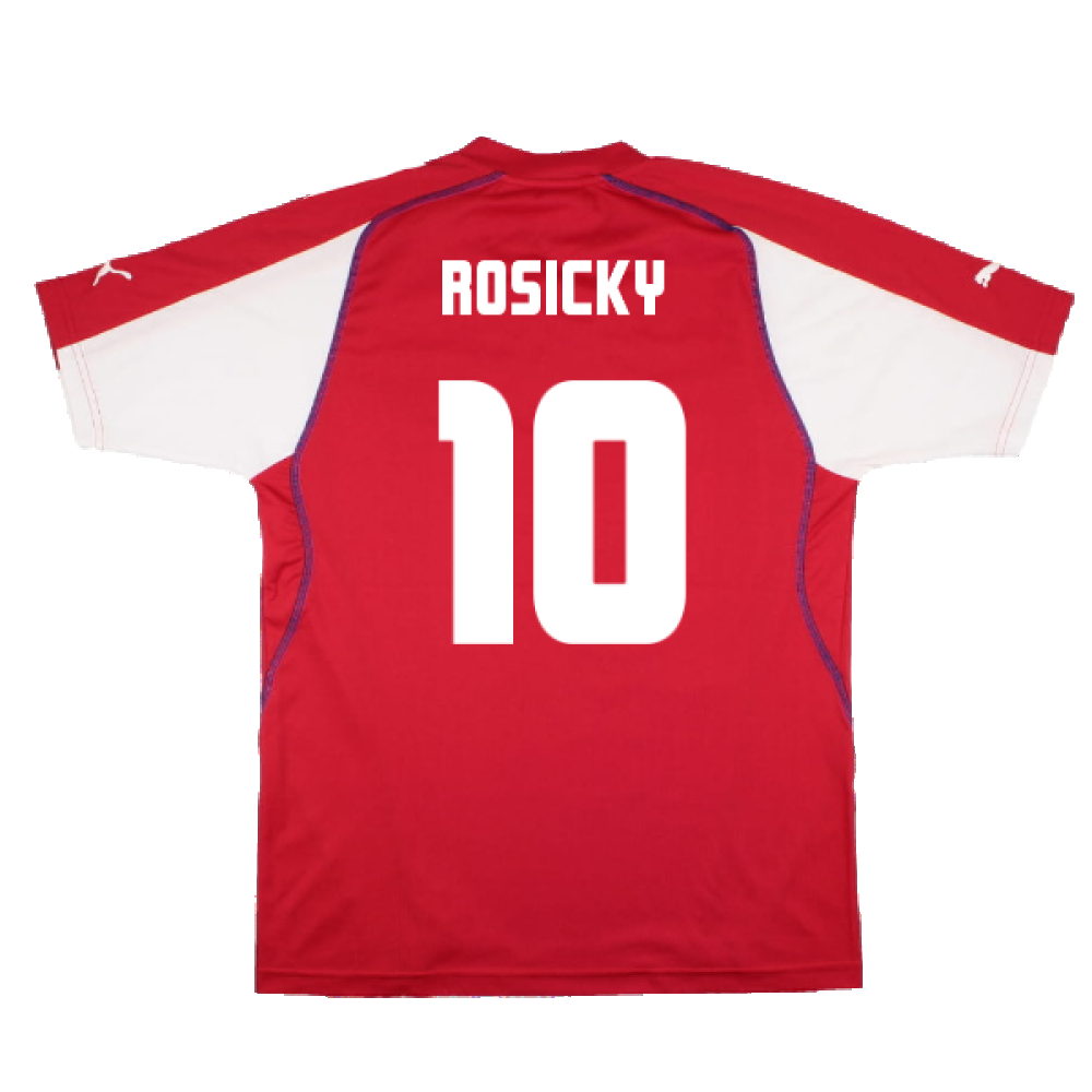 Czech Republic 2003-04 Home Shirt (Excellent) (Rosicky 10)_1