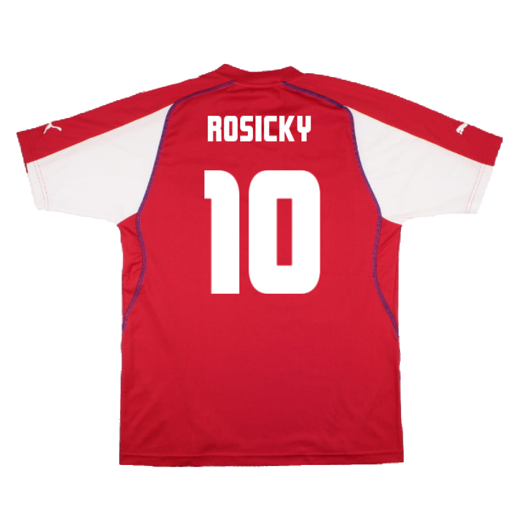 Czech Republic 2004-05 Home Shirt (2XL) (Good) (Rosicky 10)_1