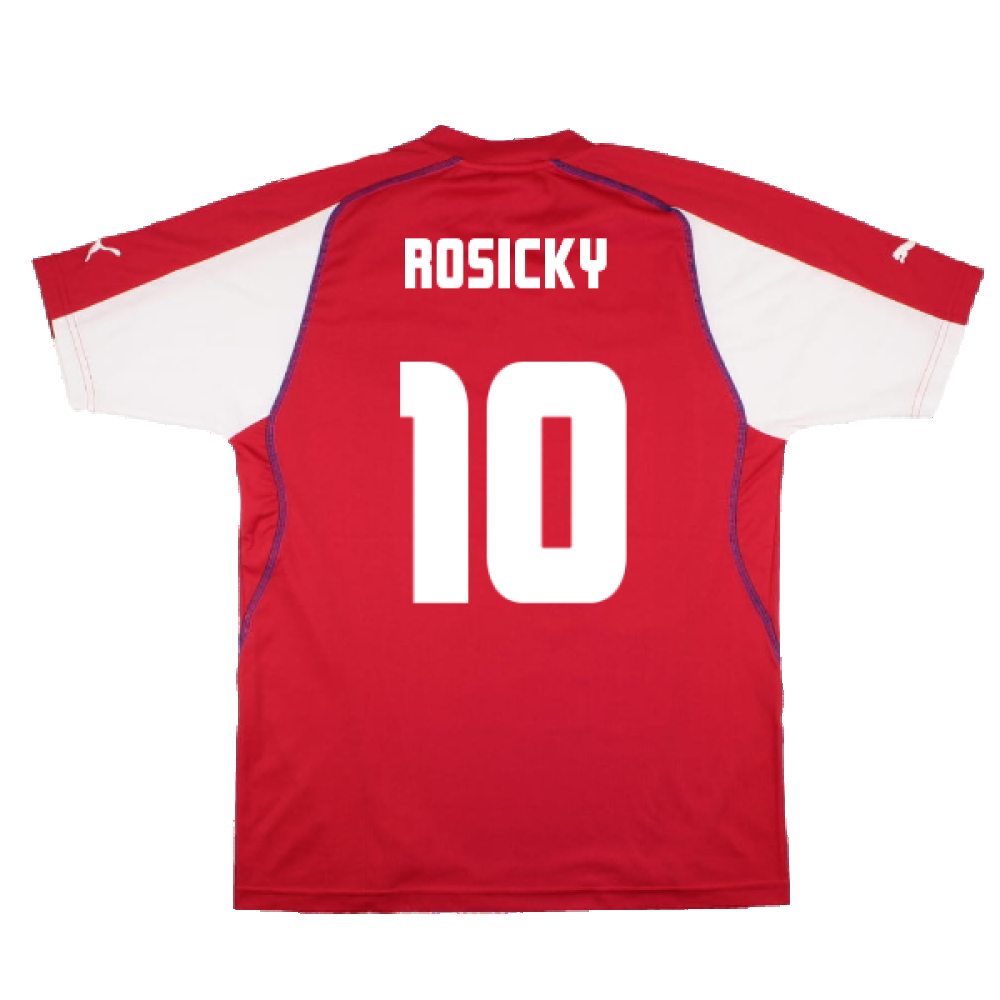 Czech Republic 2004-06 Home Shirt (XL) (Good) (Rosicky 10)_1