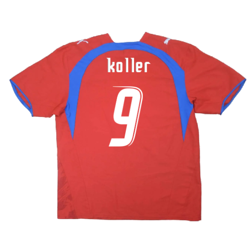 Czech Republic 2006-08 Home Shirt (L) (Very Good) (Koller 9)_1