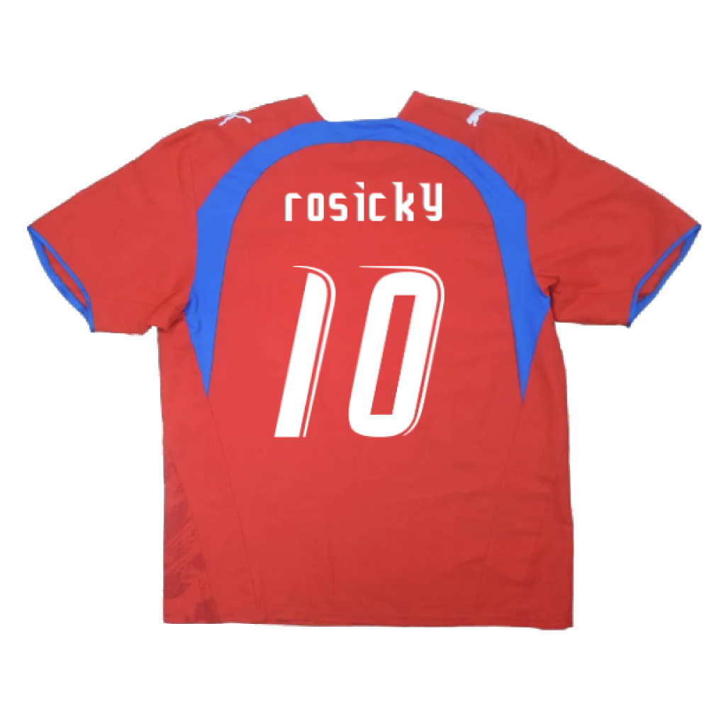 Czech Republic 2006-08 Home Shirt (Excellent) (Rosicky 10)_1