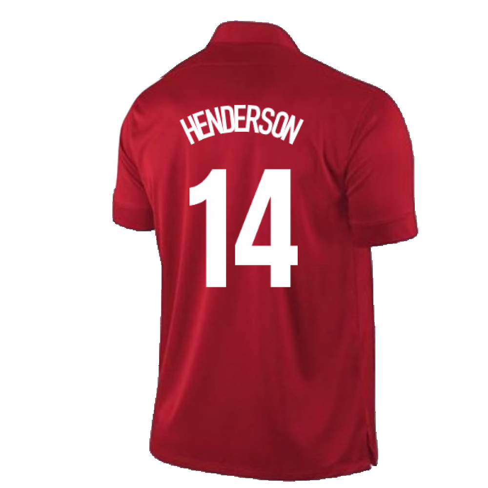 England 2013-14 Away Shirt (M) (Very Good) (HENDERSON 14)_1