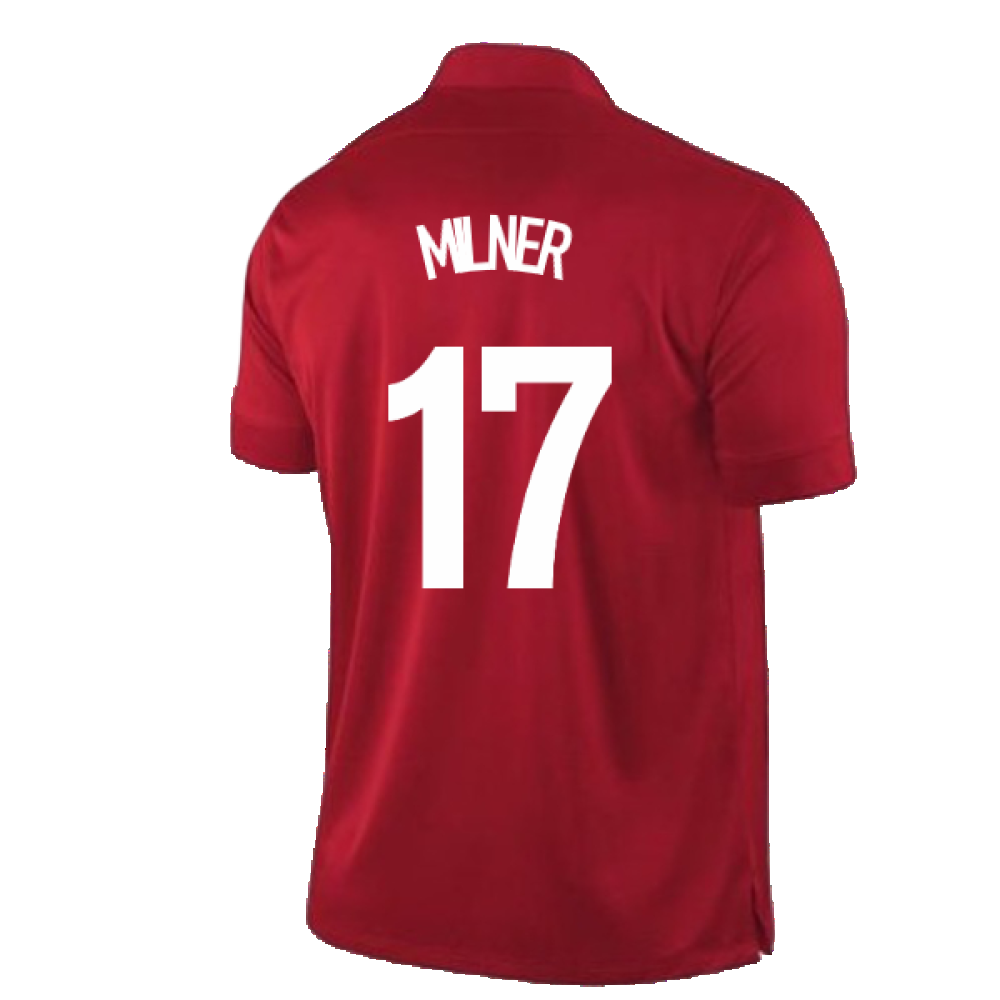 England 2013-14 Away Shirt (L) (Excellent) (MILNER 17)_1