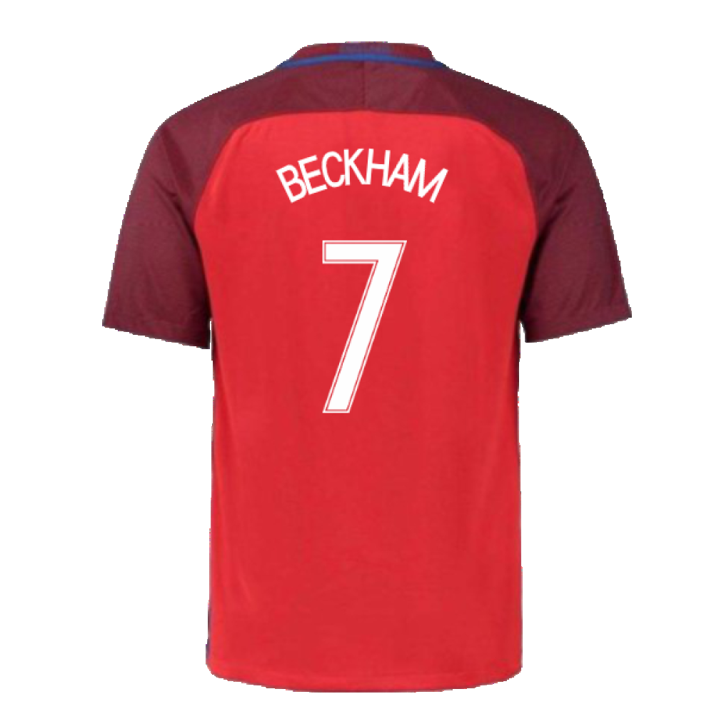 England 2016-17 Away Shirt (S) (Very Good) (Beckham 7)_1