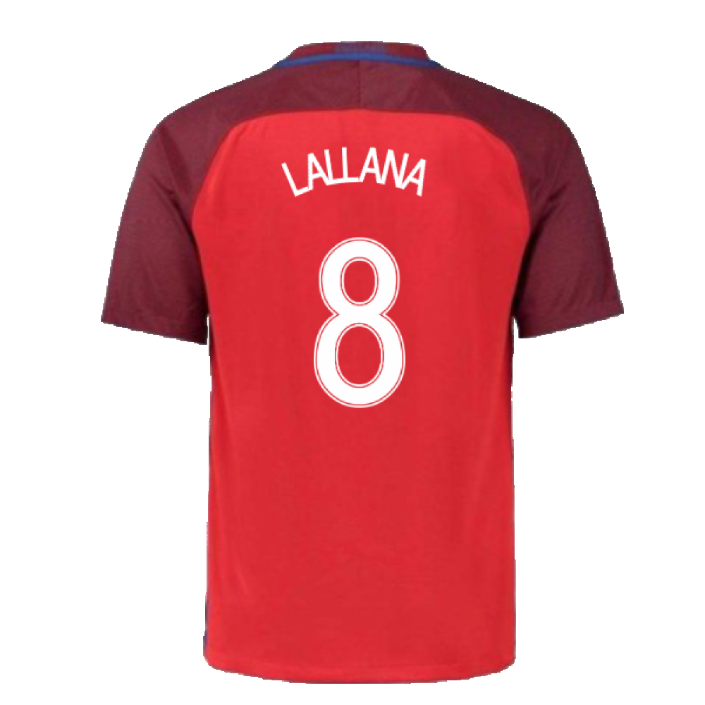 England 2016-17 Away Shirt (S) (Very Good) (Lallana 8)_1