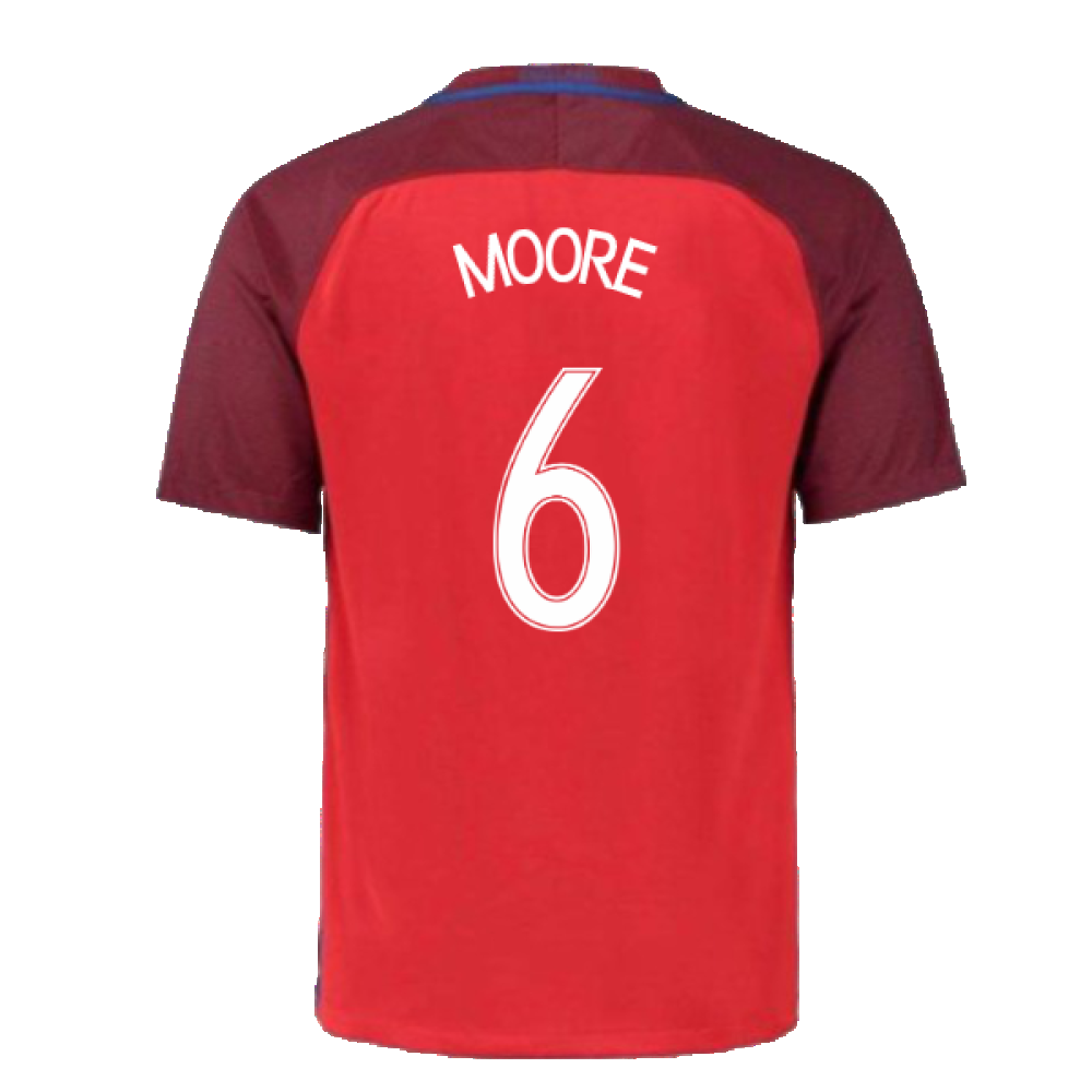 England 2016-17 Away Shirt (XLB) (Excellent) (Moore 6)_1