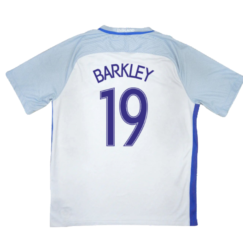 England 2016-17 Home Shirt (M) (Good) (Barkley 19)_1