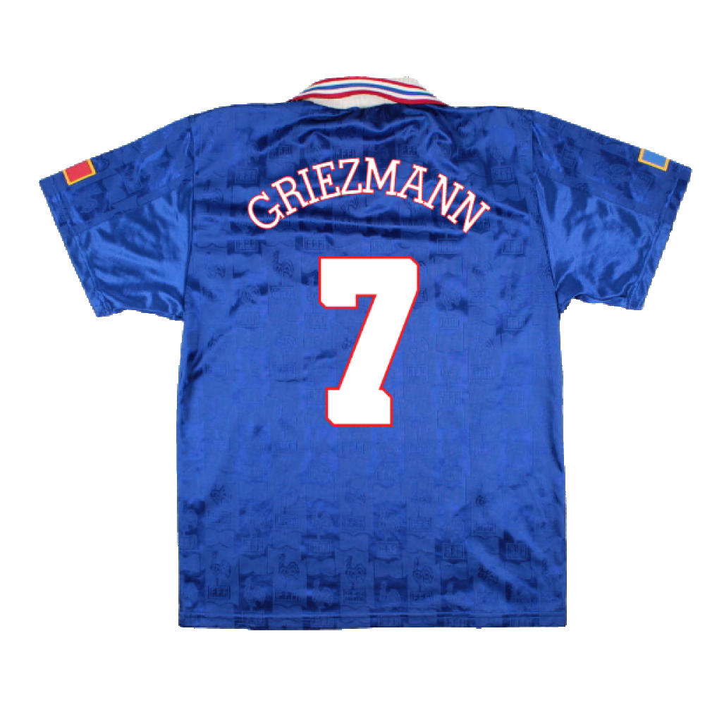 France 1996-98 Home Shirt (M) (Excellent) (GRIEZMANN 7)_1