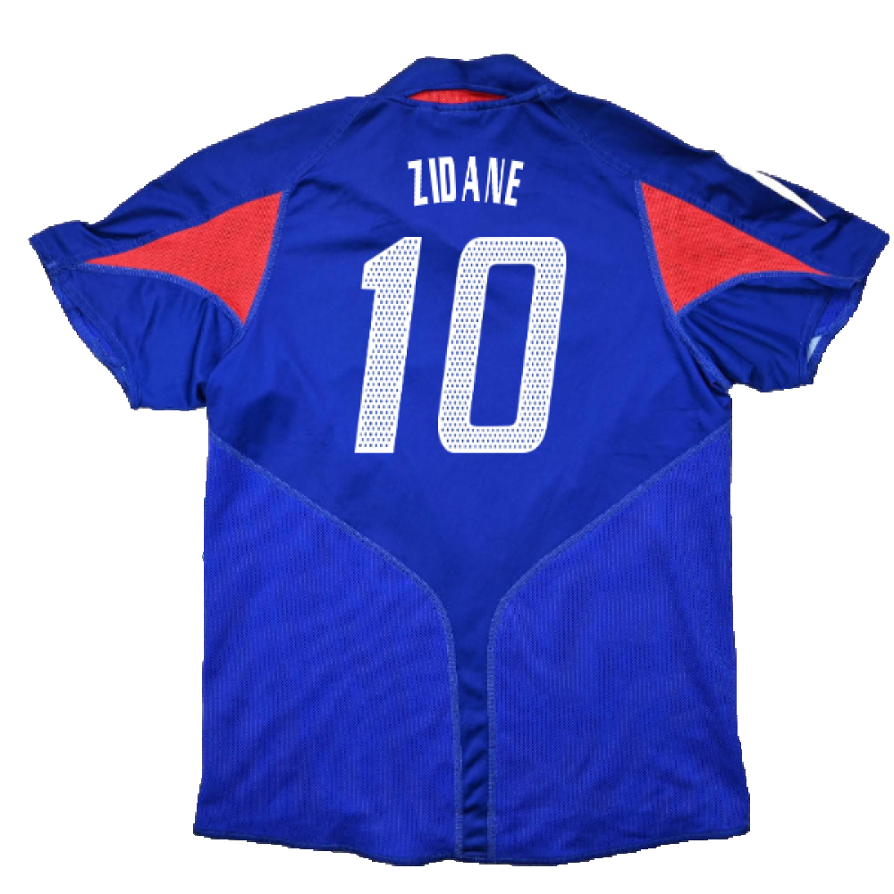 France 2004-06 Home Shirt (L) (Mint) (ZIDANE 10)_1