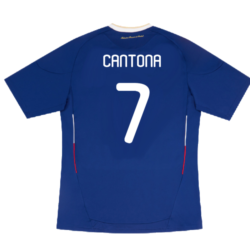 France 2010-11 Home Shirt (L) (Very Good) (CANTONA 7)_1