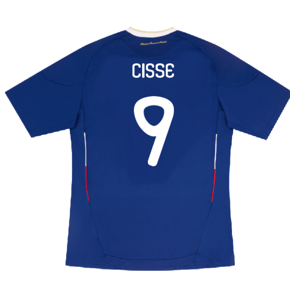 France 2010-11 Home Shirt (L) (Very Good) (Cisse 9)_1