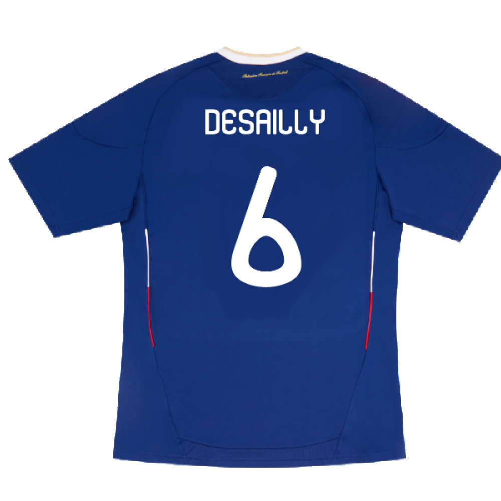 France 2010-11 Home Shirt (L) (Very Good) (DESAILLY 6)_1