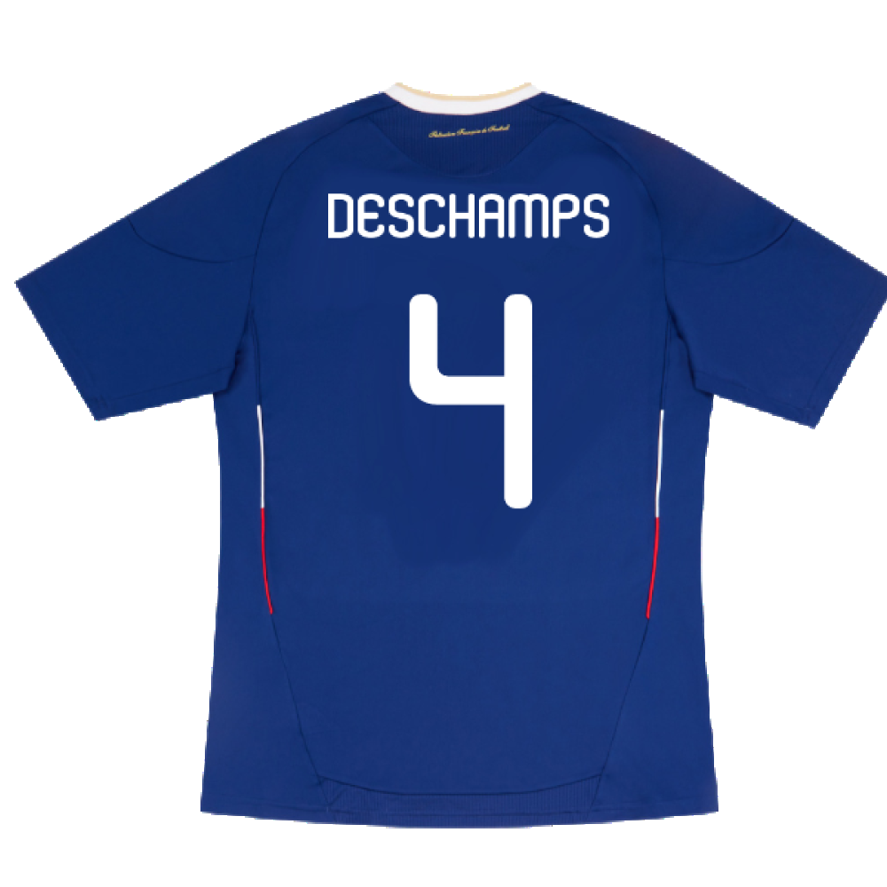 France 2010-11 Home Shirt (L) (Very Good) (DESCHAMPS 4)_1