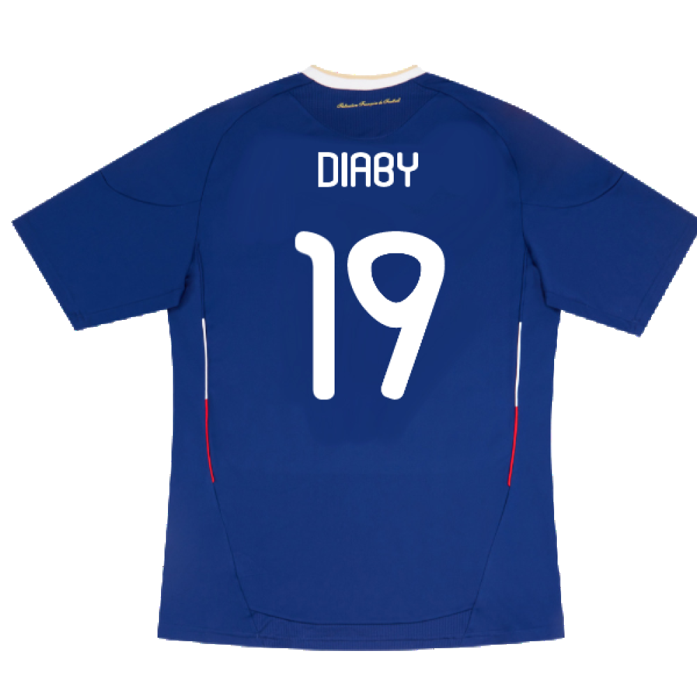 France 2010-11 Home Shirt (L) (Very Good) (Diaby 19)_1