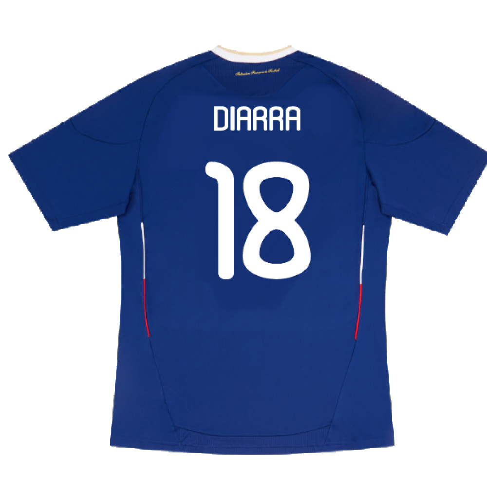 France 2010-11 Home Shirt (L) (Very Good) (Diarra 18)_1