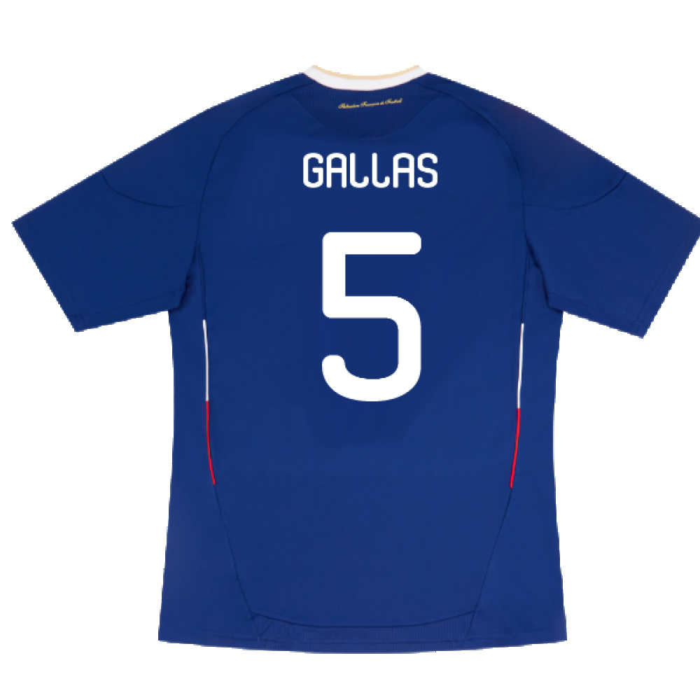 France 2010-11 Home Shirt (L) (Very Good) (Gallas 5)_1