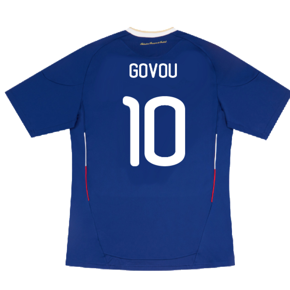 France 2010-11 Home Shirt (L) (Very Good) (Govou 10)_1