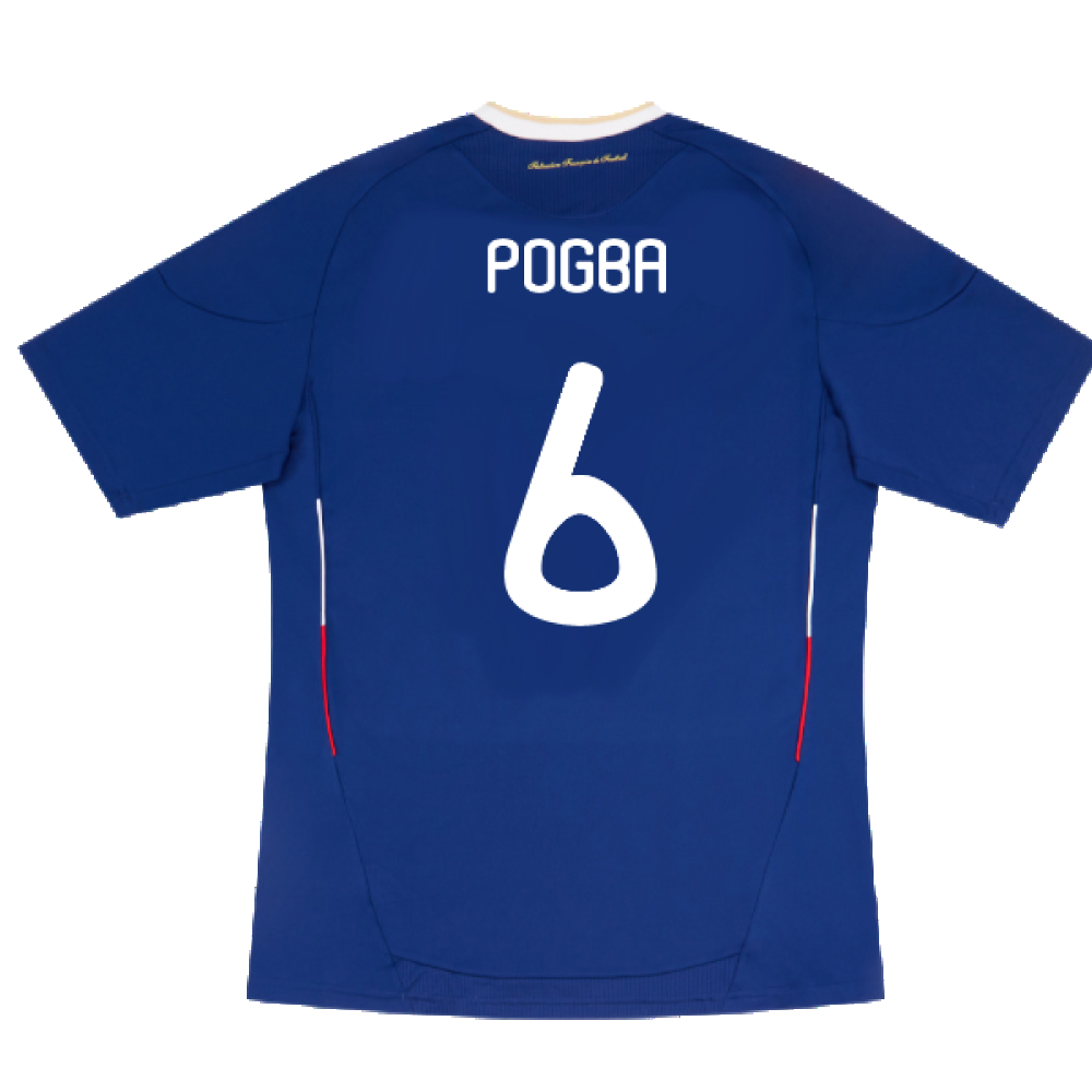 France 2010-11 Home Shirt (L) (Very Good) (POGBA 6)_1