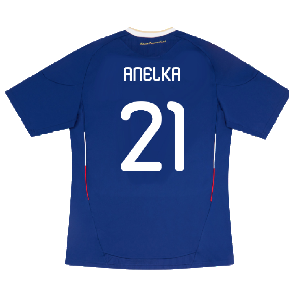 France 2010-2011 Home Shirt (M) (Excellent) (Anelka 21)_1