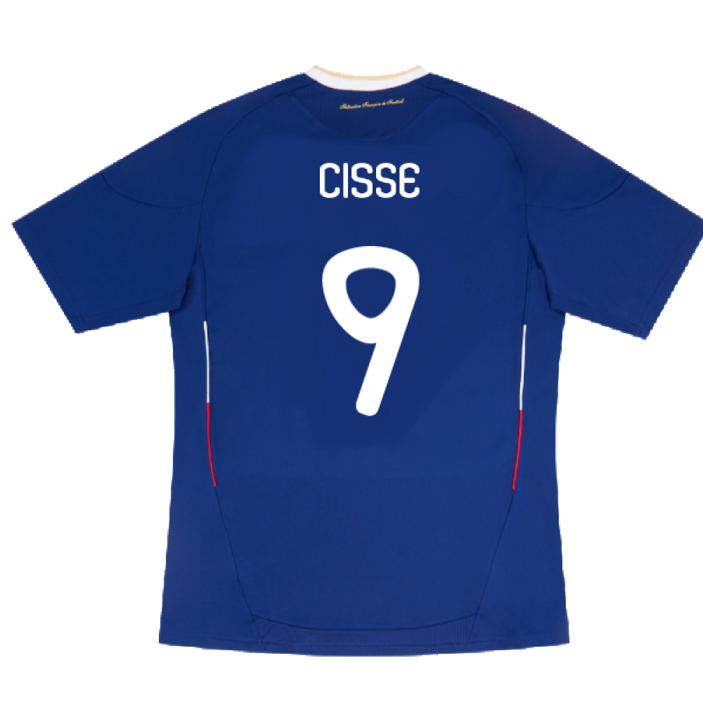 France 2010-2011 Home Shirt (M) (Excellent) (Cisse 9)_1