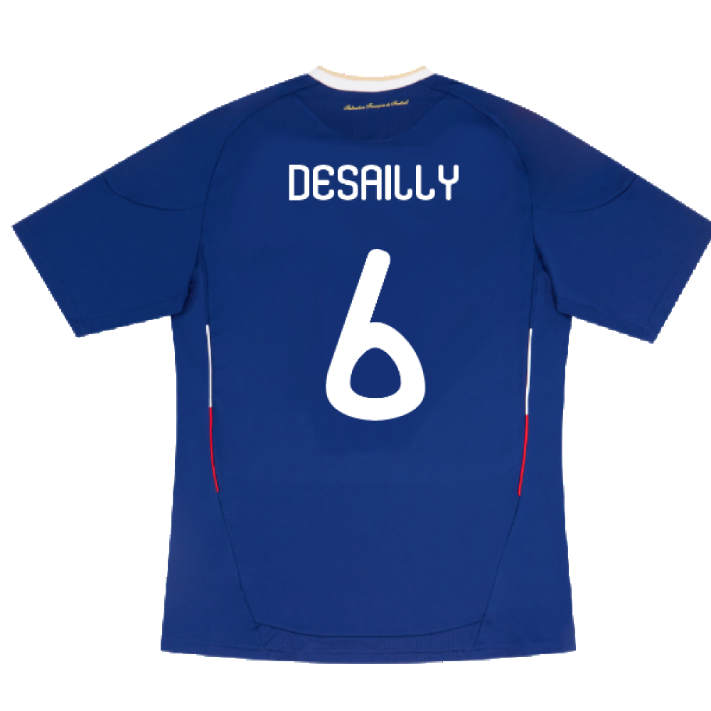 France 2010-2011 Home Shirt (M) (Excellent) (DESAILLY 6)_1