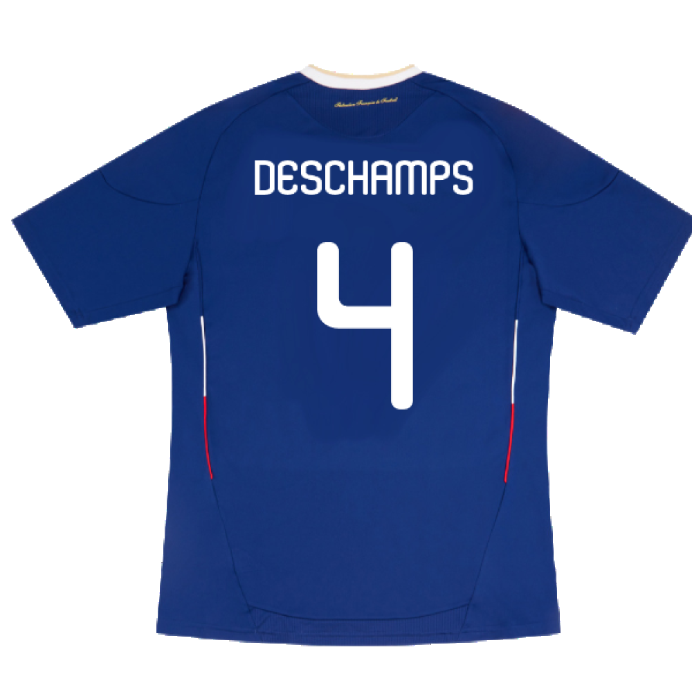 France 2010-2011 Home Shirt (M) (Excellent) (DESCHAMPS 4)_1