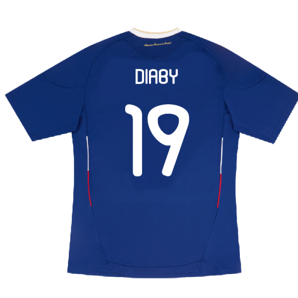 France 2010-2011 Home Shirt (M) (Excellent) (Diaby 19)_1