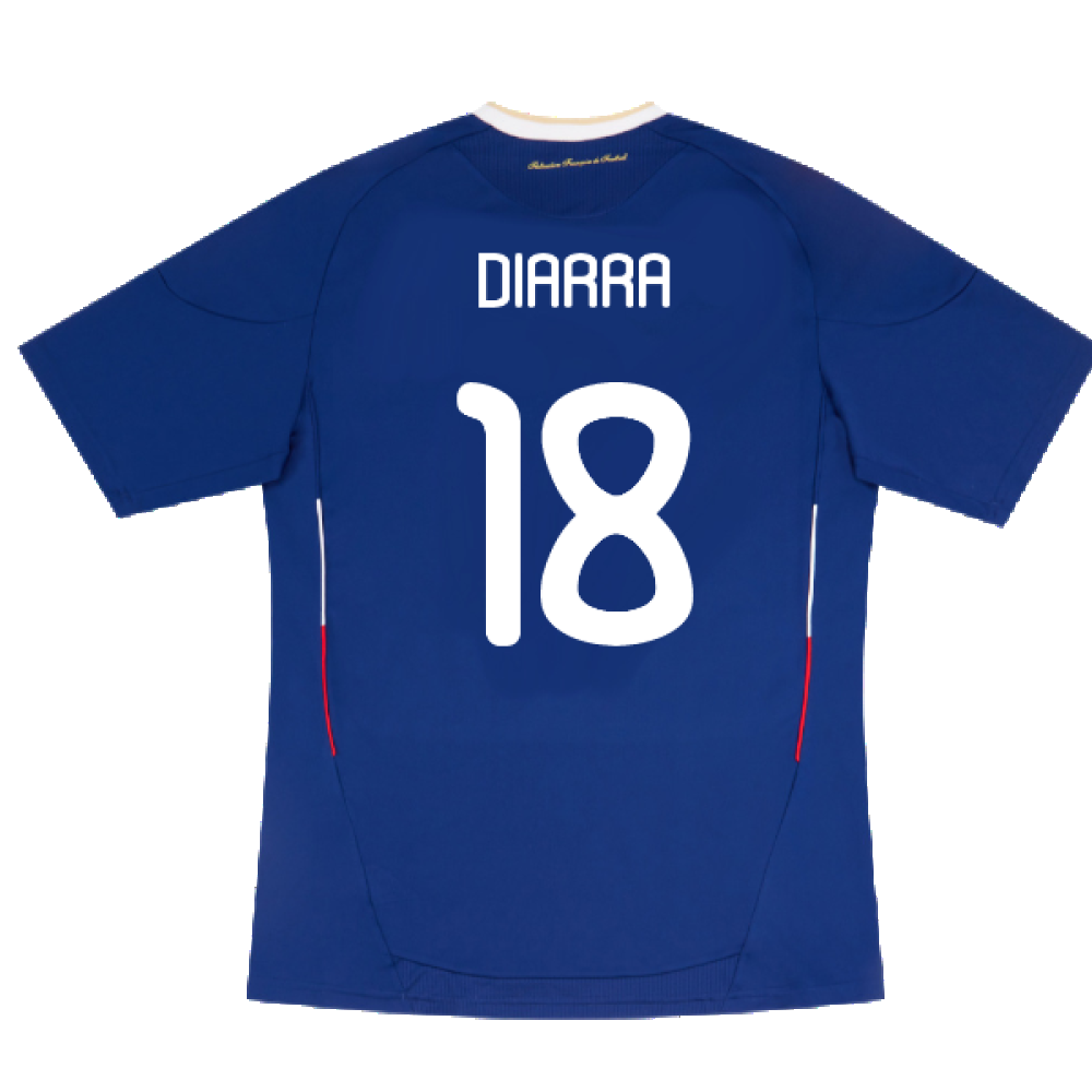 France 2010-2011 Home Shirt (M) (Excellent) (Diarra 18)_1