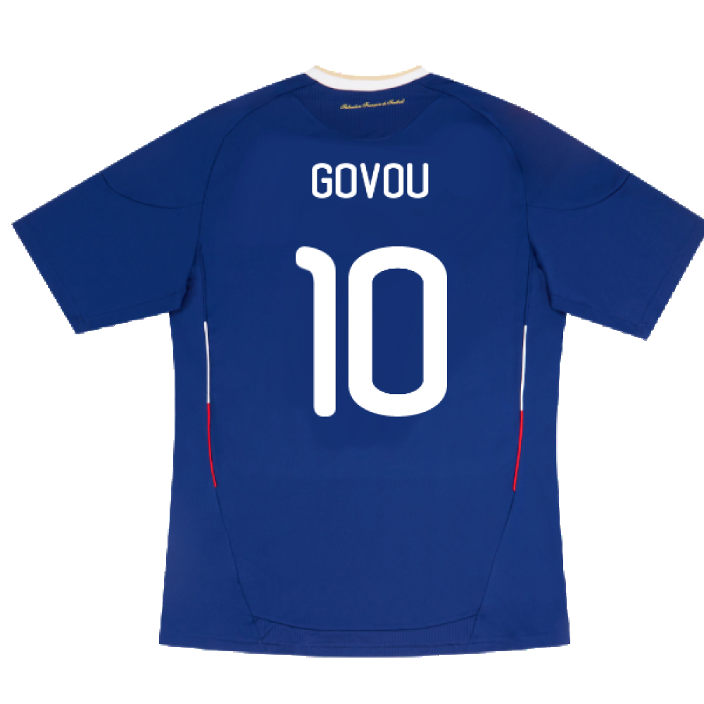 France 2010-2011 Home Shirt (M) (Excellent) (Govou 10)_1