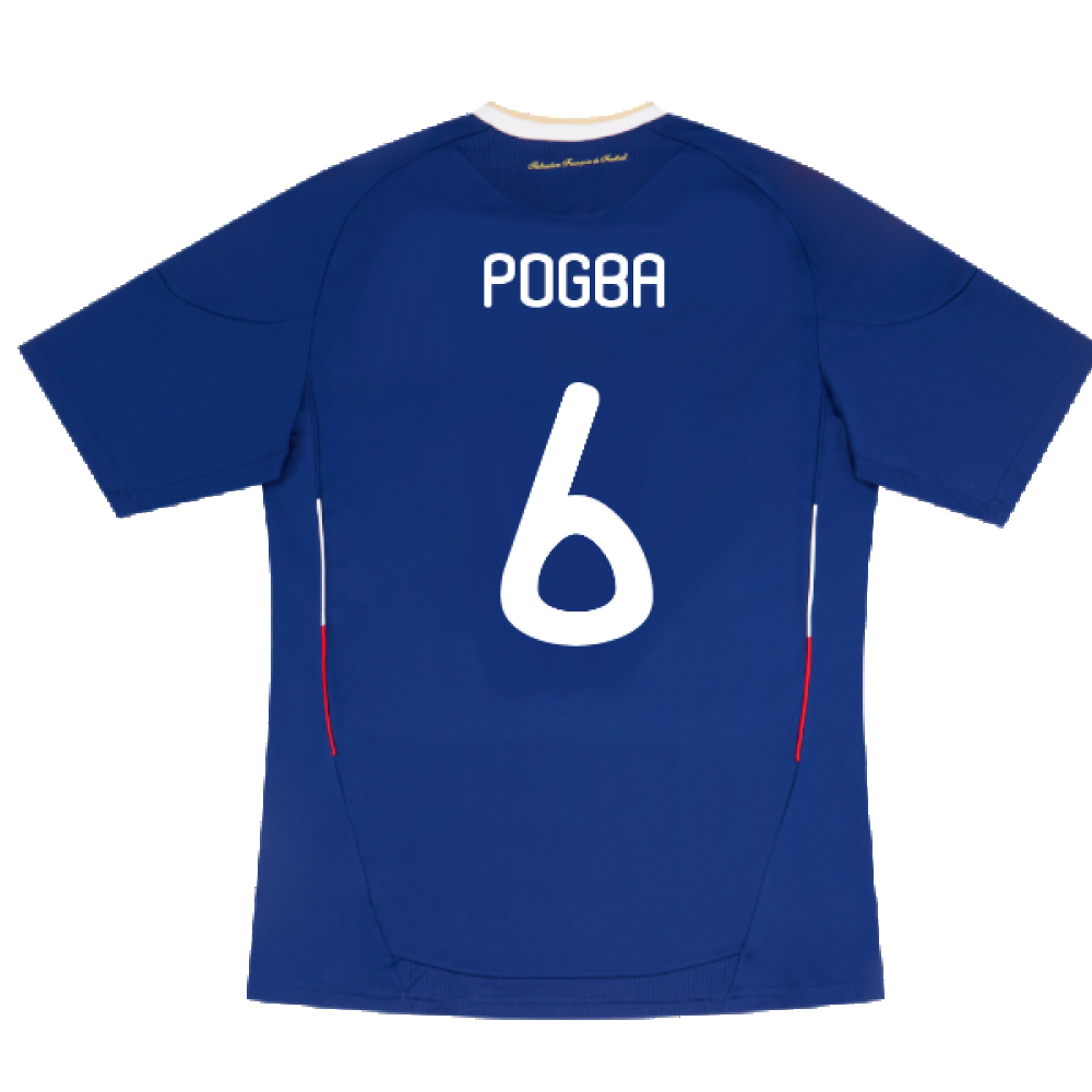 France 2010-2011 Home Shirt (M) (Excellent) (POGBA 6)_1