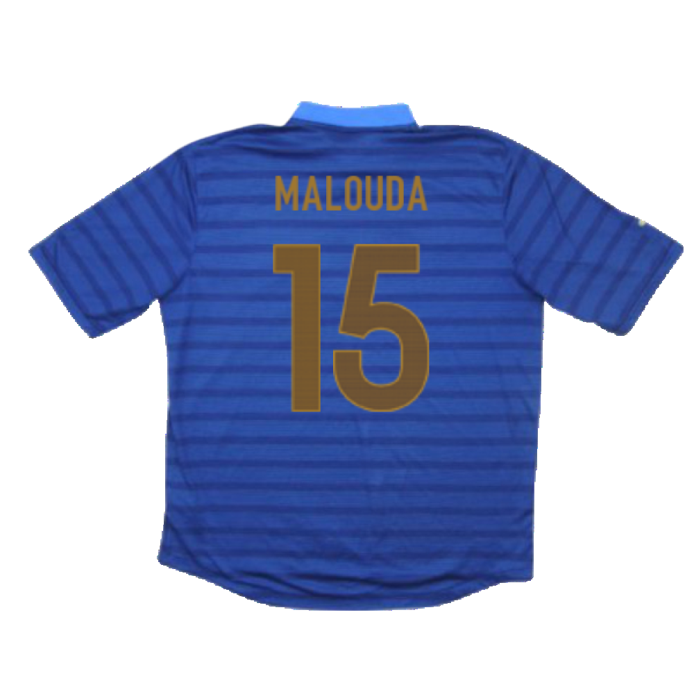 France 2012-13 Home Shirt (M) (Excellent) (Malouda 15)_1