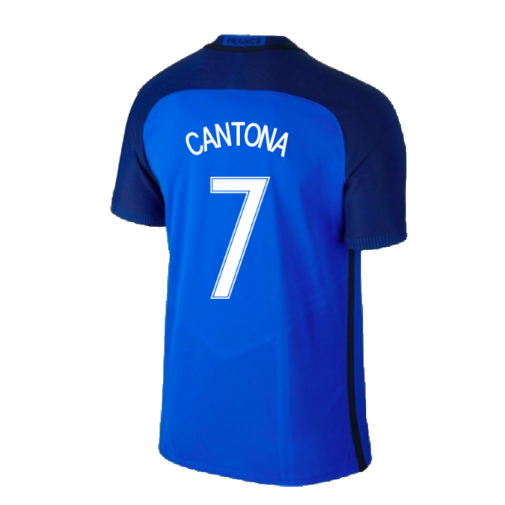 France 2016-17 Home Shirt (XLB) (Excellent) (CANTONA 7)_1