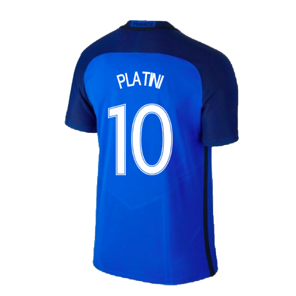 France 2016-17 Home Shirt (L) (Very Good) (PLATINI 10)_1