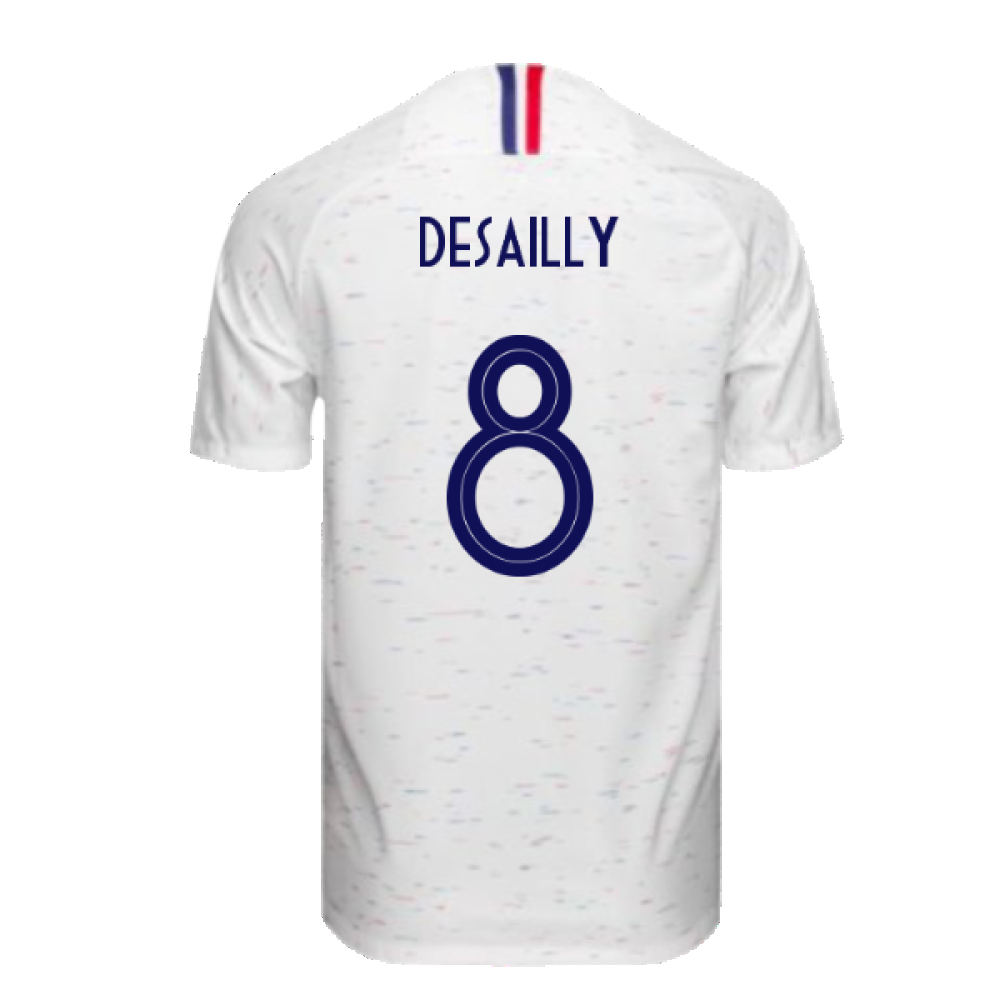 France 2018-19 Away Shirt (XL) (Good) (Desailly 8)_1